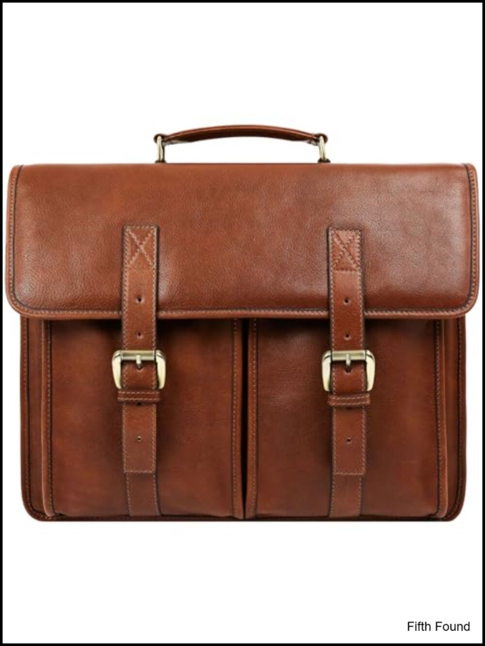 Full Grain Leather Briefcase Laptop Messenger Bag